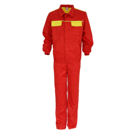 Костюм с полукомбинезоном  Д2 06-001/ красный